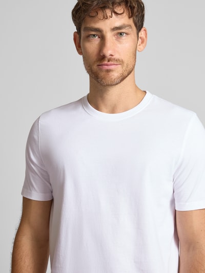 Cinque T-shirt met ronde hals, model 'Dani' Wit - 3