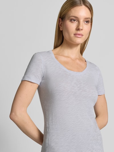 Marc O'Polo Regular Fit T-Shirt aus reiner Baumwolle Hellblau 3