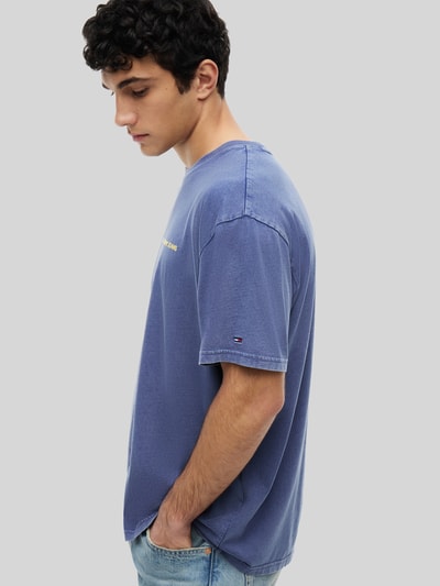 Tommy Jeans Relaxed Fit T-Shirt aus reiner Baumwolle Rauchblau 3
