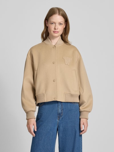 Weekend Max Mara Regular fit collegejack van wolmix, model 'ZELANTE' Camel - 4