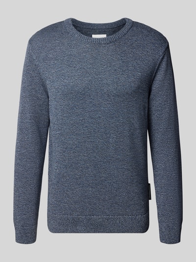 Armedangels Regular Fit Strickpullover aus reiner Baumwolle Modell 'ALVAARIO' Dunkelblau 2