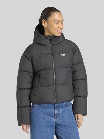 adidas Originals Kurtka pikowana o kroju regular fit z wyhaftowanym logo Czarny 3