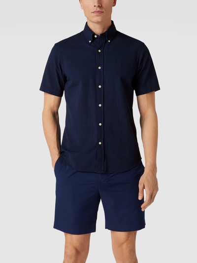 Polo Ralph Lauren Untucked Fit Freizeithemd mit Logo-Stitching Marine 4