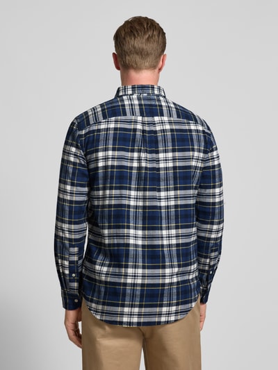 Tommy Hilfiger Regular fit flanellen overhemd van puur katoen Marineblauw - 5