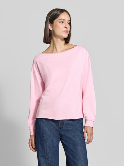 Smith and Soul Relaxed Fit Pullover aus Baumwoll-Mix Hellrosa 4
