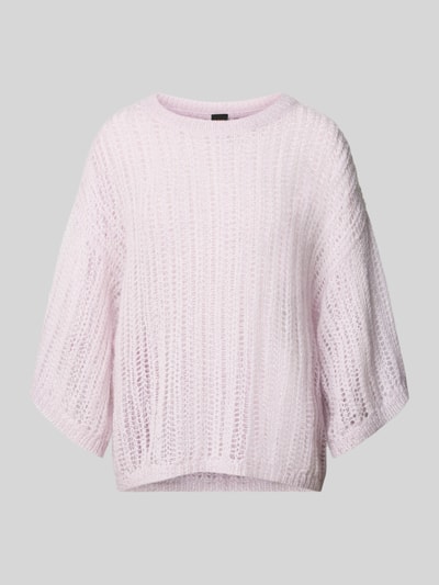 BOSS Orange Relaxed Fit Wollpullover aus Mohair-Mix Modell 'C_FRUG' Flieder 2