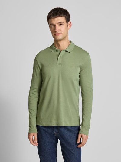 Christian Berg Men Regular Fit Poloshirt mit Knopfleiste Schilf 4