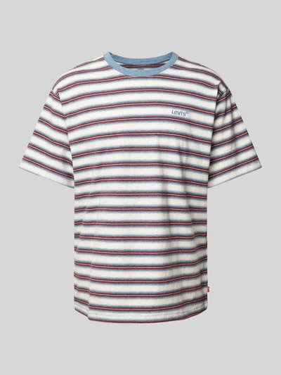 Levi's® T-Shirt mit Label-Stitching Dunkelblau 2