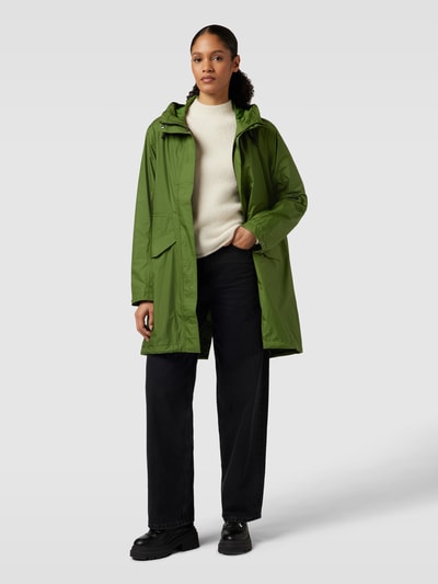 Didriksons Parka in effen design, model 'AMELL' Groen - 1