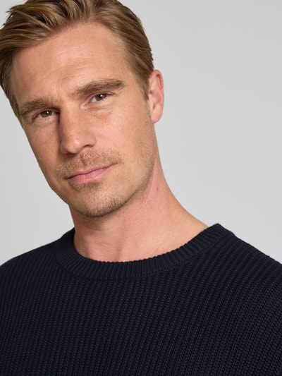 MCNEAL Strickpullover mit Rundhalsausschnitt Marine 3