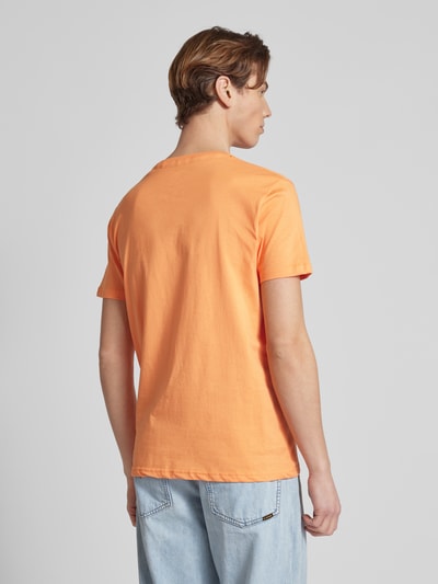 Alpha Industries T-shirt met labelprint Oranje - 5