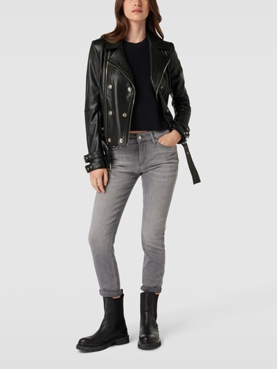 Guess Jacke im Leder-Look Modell 'OLIVIA MOTO' Black 1