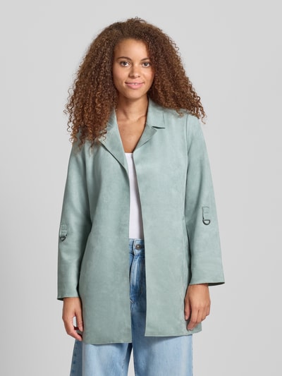 Only Płaszcz o kroju regular fit z efektem weluru model ‘JOLINE’ Trzcinowy 4