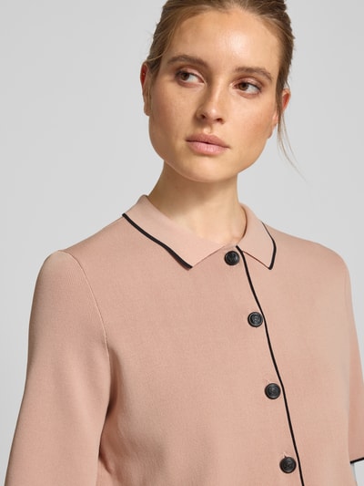 Jake*s Collection Vest met knoopsluiting Zalm - 3