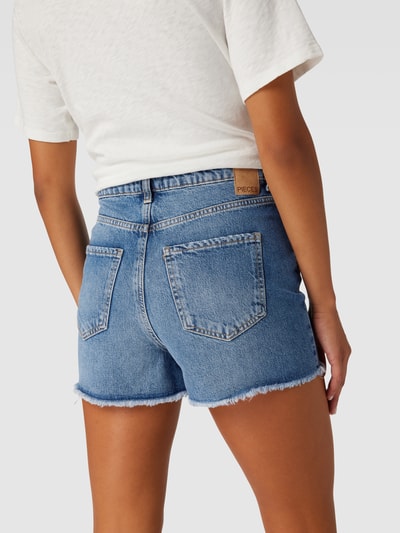 Pieces Jeansshorts mit 5-Pocket-Design Jeansblau 3