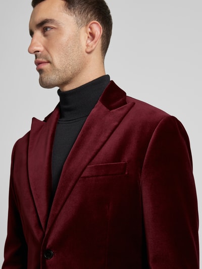 SELECTED HOMME Sakko mit Leistentaschen Bordeaux 3