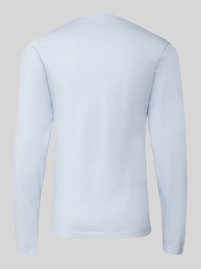 Produktfoto, Regular Fit Langarmshirt aus reiner Baumwolle im 3er-Pack von BOSS, efekt: jednolity kolor, krój regular fit, aplikacja: wyhaftowane logo, okrągły dekolt, rękaw: długi rękaw, wykończenie materiału: dżersej, materiał: bawełna