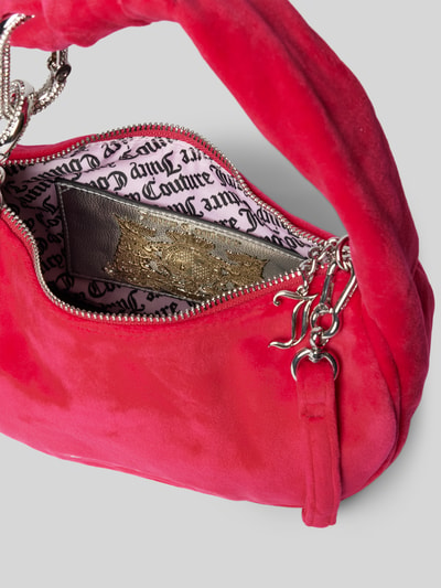 Juicy Couture Torba hobo z detalami z logo model ‘BLOSSOM’ Mocnoróżowy 5