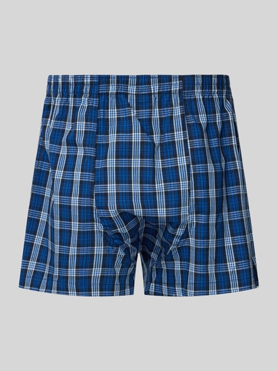 Götzburg Wäsche Boxershorts mit Label-Patch im 2er-Pack Marine 3