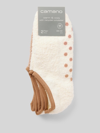 camano Socken in Teddyfell-Optik Sand 3