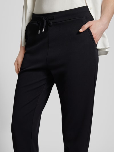 Soyaconcept Stoffen broek met elastische band, model 'Siham' Zwart - 3