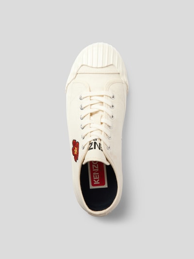 Kenzo Sneaker mit Label-Stitching Ecru 4