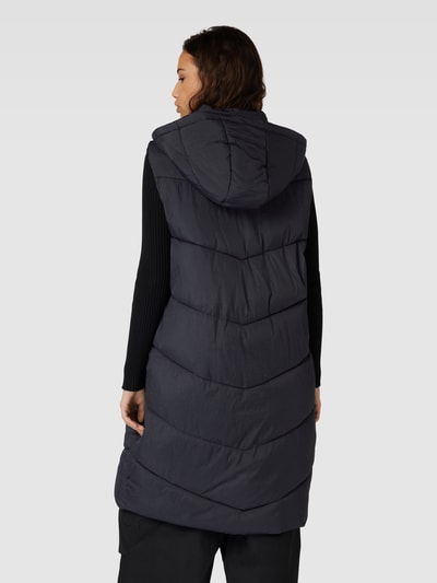 Pieces Bodywarmer met capuchon, model 'JAMILLA' Zwart - 5