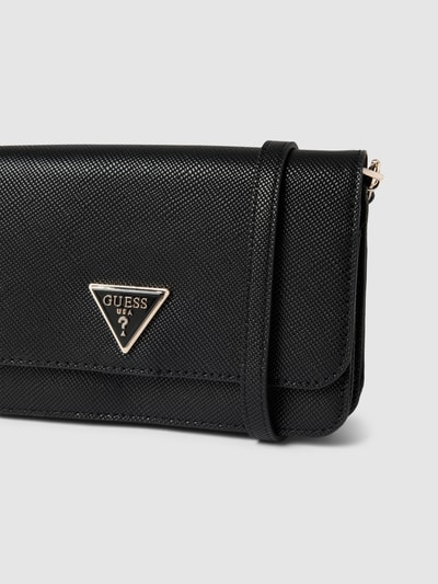 Guess Crossbody Bag mit Strukturmuster Modell 'NOELLE' Black 2