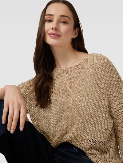 Betty Barclay Strickpullover mit Strukturmuster Beige 3