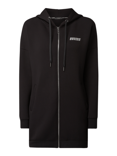 Guess Oversized Sweatjacke mit Kapuze Black 2