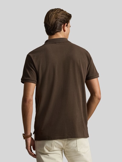 Polo Ralph Lauren regular fit poloshirt van puur katoen Middenbruin - 5