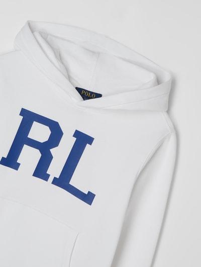 Polo Ralph Lauren Teens Bluza z kapturem i detalem z logo Biały 2