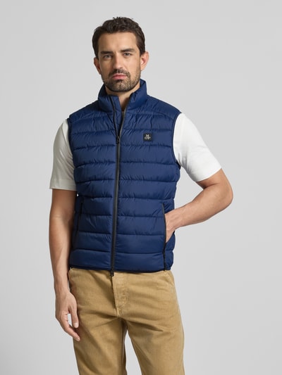 Marc O'Polo Regular Fit Steppweste mit Reißverschlusstaschen Royal 4