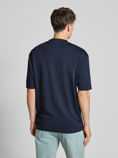 Hugo Blue Regular fit T-shirt van puur katoen Marineblauw - 5