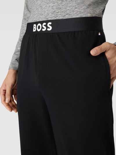 BOSS Sweatpak met labelprint Zwart - 7