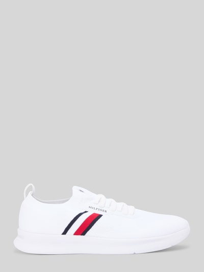 Tommy Hilfiger Low Top Sneaker mit Label Stitching Weiss 1