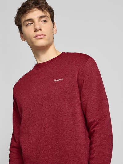 Pepe Jeans Regular fit sweatshirt van katoenmix, model 'GRIFFIN' Rood - 3