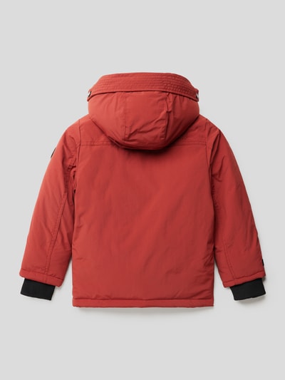 CARS JEANS Jacke mit Kapuze Modell 'Harrow' Terrakotta 3
