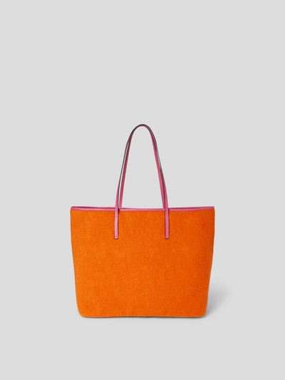 Marni Handtasche mit Label-Patch Orange 4