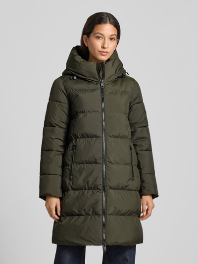 ECOALF Steppmantel mit Zweiwege-Reißverschluss Modell 'MANLIE' Dunkelgruen 4