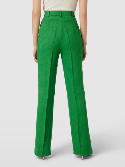 Max Mara Studio Broek met persplooien, model 'ALCANO' Groen - 5