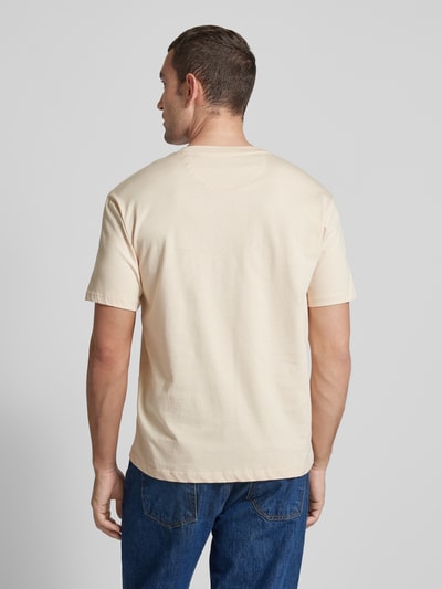 Scotch & Soda T-Shirt mit Label-Stitching Beige 5