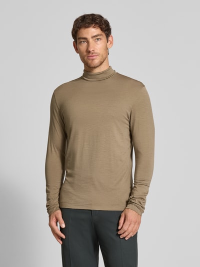 Drykorn Shirt met lange mouwen en col, model 'EMANUEL' Beige - 4