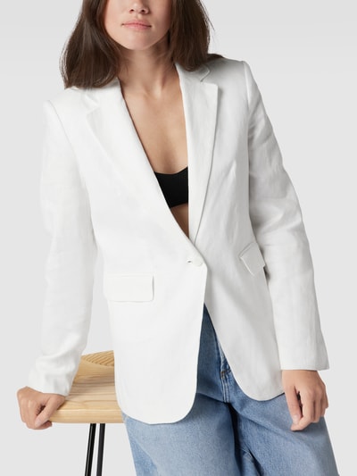 Mango Blazer mit Reverskragen Weiss 3