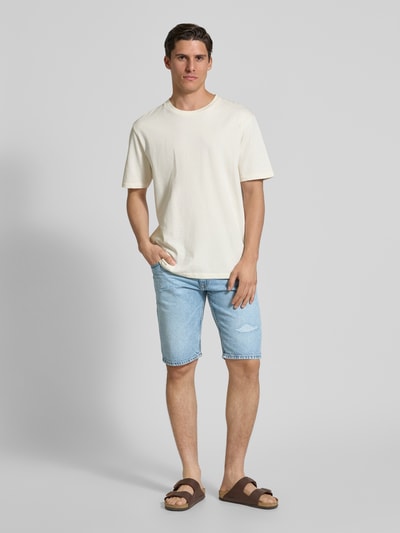 Tom Tailor Denim Korte slim fit jeans met 5-pocketmodel Middengrijs - 1