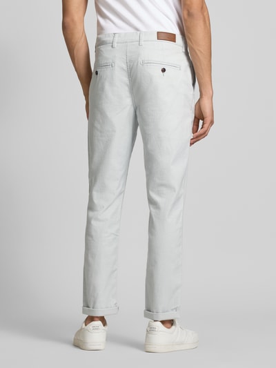 JACK & JONES Straight Fit Stoffhose aus Baumwoll-Mix Modell 'MARCO FURY' Hellblau 5