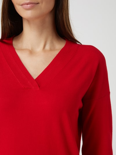 s.Oliver RED LABEL Pullover van viscosemix  Rood - 3