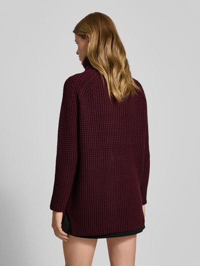 Marc O'Polo Denim Regular fit coltrui van katoenmix Bordeaux - 5