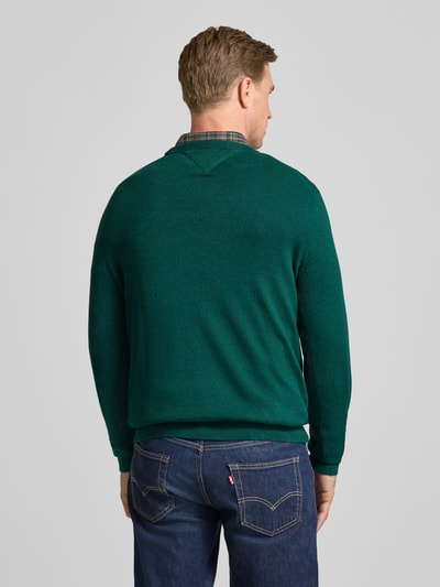Tommy Hilfiger Regular Fit Strickpullover aus Baumwoll-Kaschmir-Mix Bottle 5