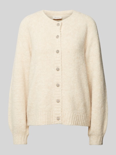 FREE/QUENT Cardigan mit durchgehender Knopfleiste Modell 'LOUISA' Beige 1